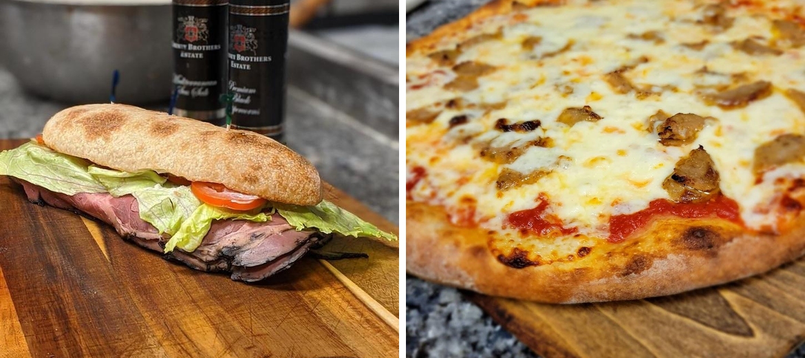 Vinny D's Pizza take out Menu