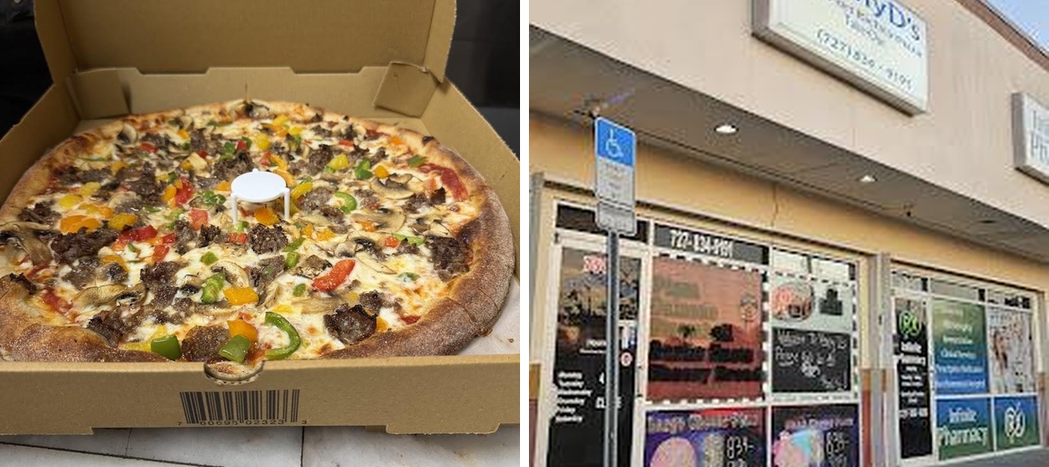 Vinny D's Pizza take out Menu